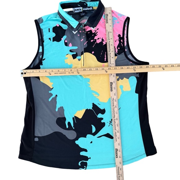 Jamie Sadock Color Splash Sleeveless Top - Picture 7 of 7